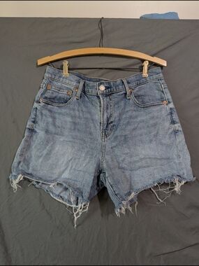 Classic Light Blue Cut Off Women's Jean Shorts From GAP